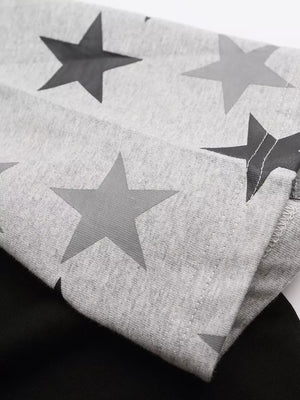 Men's Star Raglan Sleeve T-shirt in White, product detail