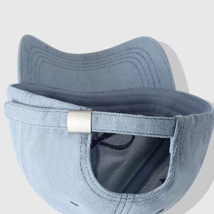 Embroidered Bow Baseball Cap, fabric detail