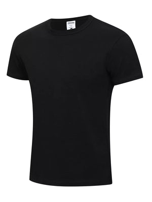 Crew-neck Short-sleeve Top in White, editorial view