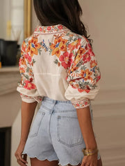 Floral Blossom Print Classic Shirt
