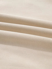 Lined Western loose jacket in eggshell, showing textured fabric detail.