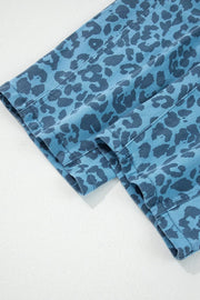 Leopard Print Barrel Leg Jeans, view 13