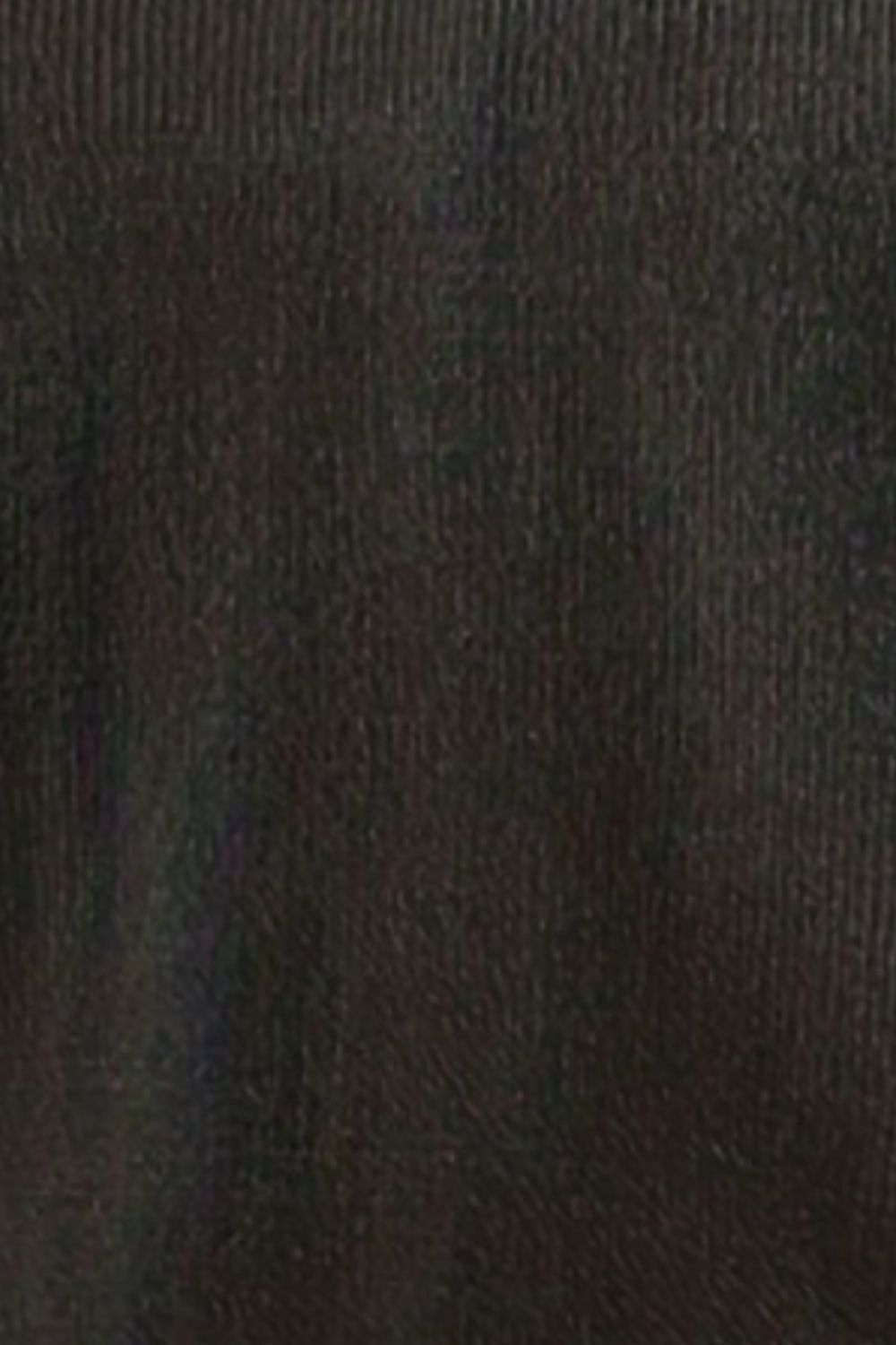 Black knit sweater with ruffled sleeves and V-neck