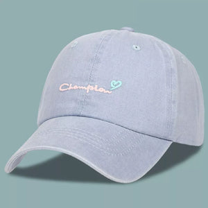 Embroidered Causal Baseball Cap, close-up detail