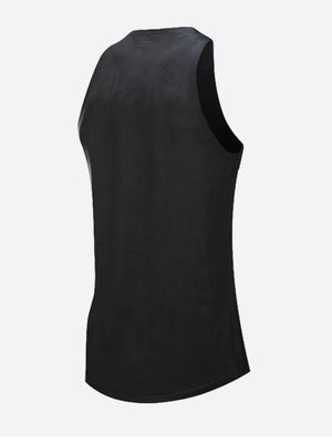 Men's Breathable Athletic Tank Top Plus Size, back view