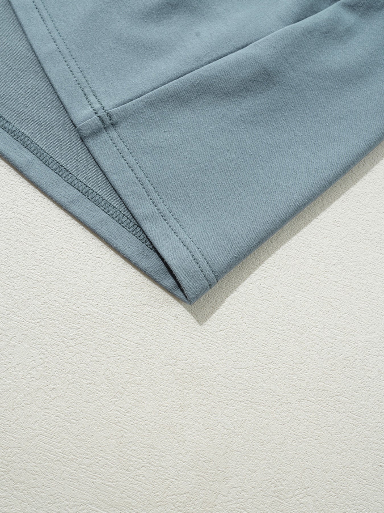 French blue cotton cap sleeve drop waist t-shirt dress detail