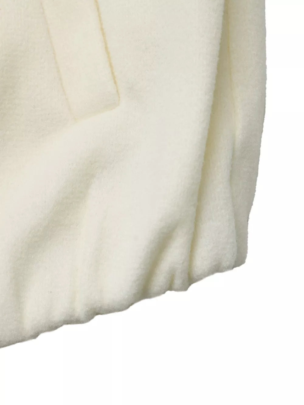 Fleece Bomber Jacket With Zipper in Apricot, alternate angle