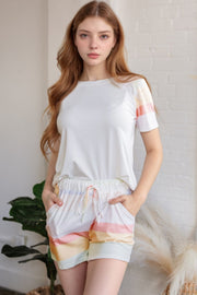 White loungewear set, comfortable and chic.