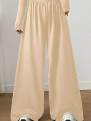 Ruched Square Neck Wide-leg Jumpsuit in Brown, view 12