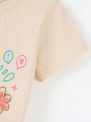 Children's Graphic Short Sleeve T-shirt, model styling view