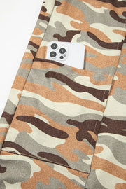 Camouflage Printed Drawstring Jogger Pants, product detail