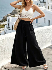 Relaxed Flow Pants With Drawstring Detail