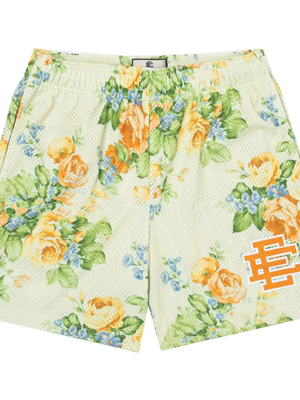Men's Full Size Elastic Waist Shorts, side view