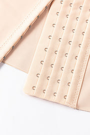 Apricot bodice tank top with hook-and-eye closure detail