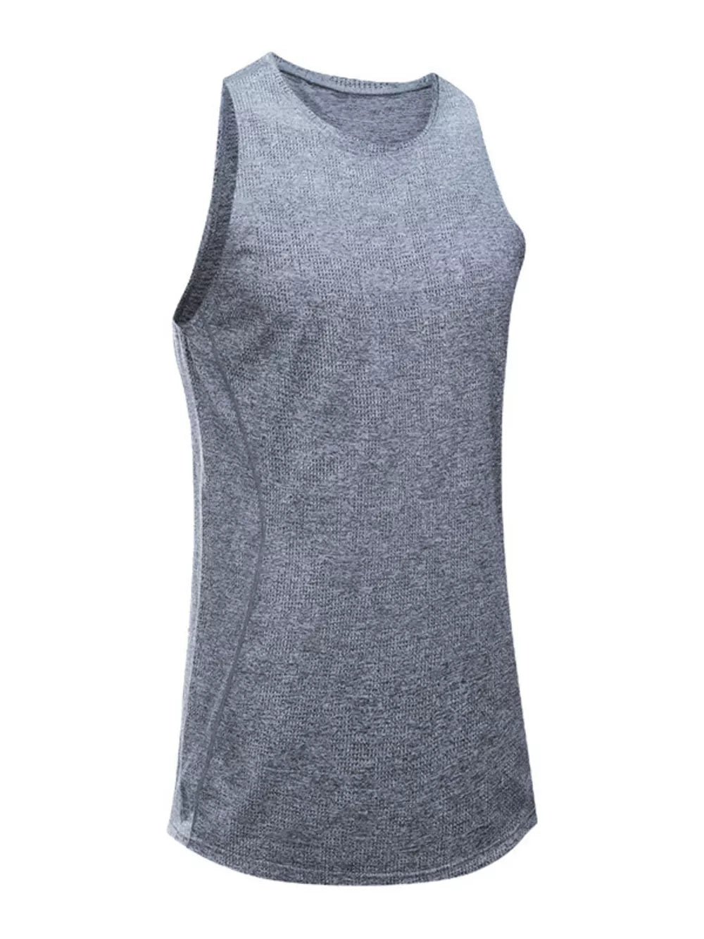 Men's Breathable Athletic Tank Top Plus Size, close-up detail