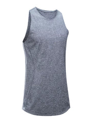 Men's Breathable Athletic Tank Top Plus Size, close-up detail