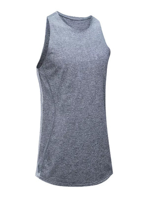 Men's Breathable Athletic Tank Top Plus Size, close-up detail