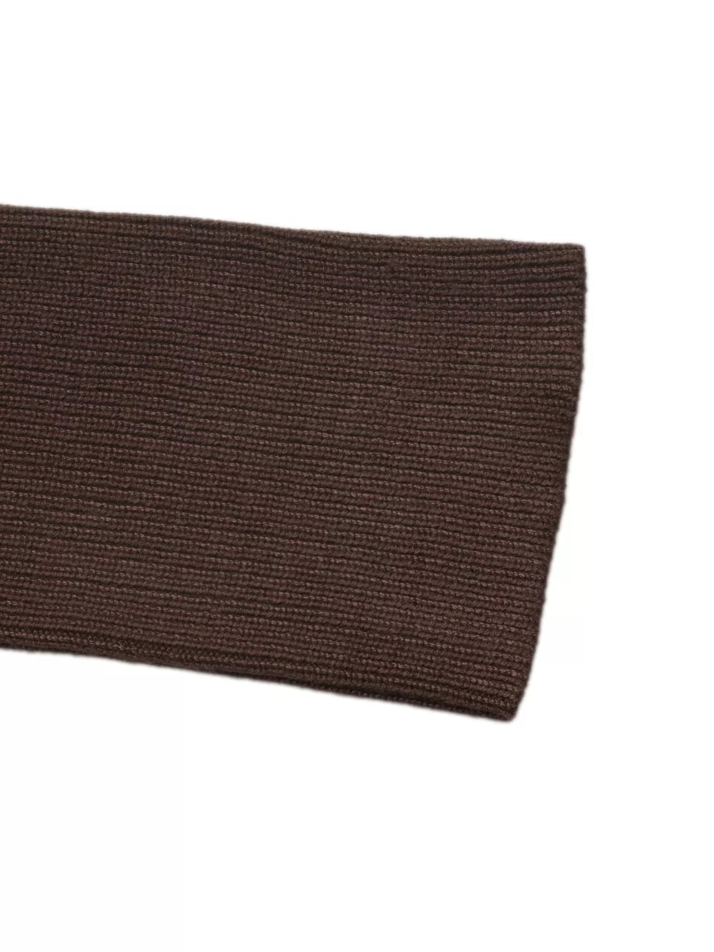 Striped V-neck Knit Top in Coffee Brown, view 11