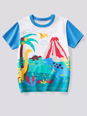 Playful Dinosaur Adventure T-shirt For Toddlers