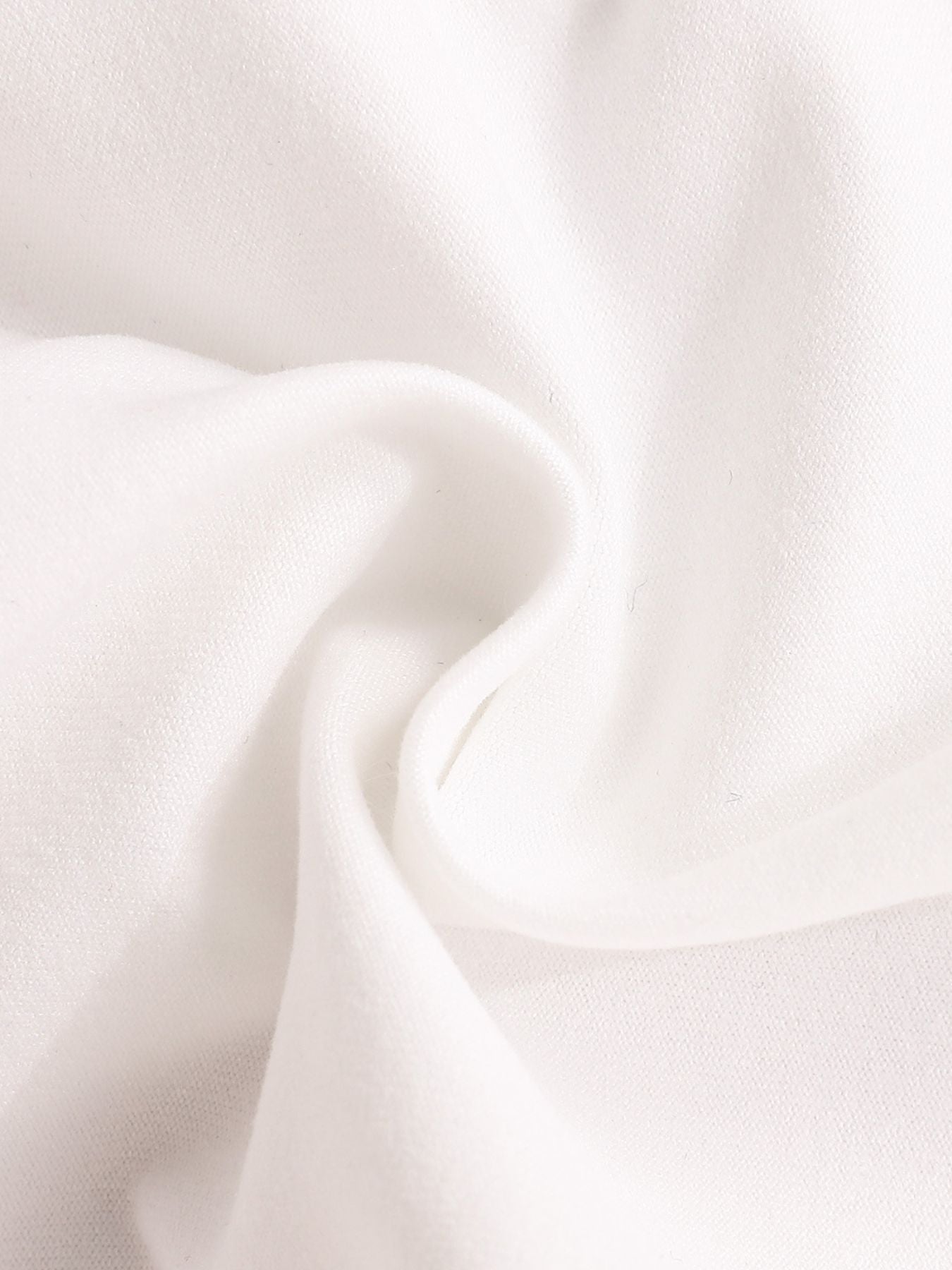 White cotton fabric detail