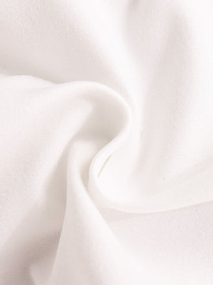 White cotton fabric detail