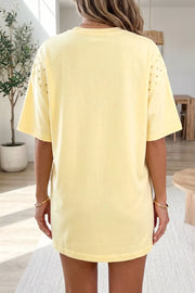 Relaxed Round Neck T-shirt Dress