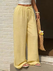 Effortless Plus-size Wide-leg Pants