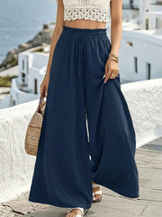 Relaxed Flow Pants With Drawstring Detail