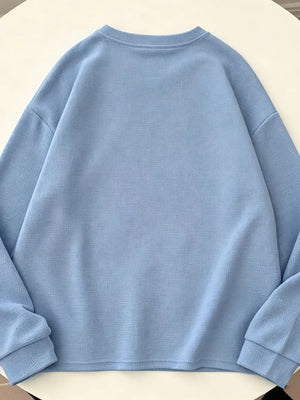 Crew Neck Long Sleeve Sweatshirt, side view