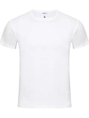 Crew-neck Short-sleeve Top in White, view 11