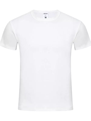 Crew-neck Short-sleeve Top in White, view 11