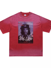 Distressed Graphic Men's T-shirt With Relaxed Fit