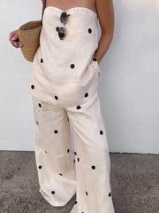 Chic Polka Dot Two-piece Set