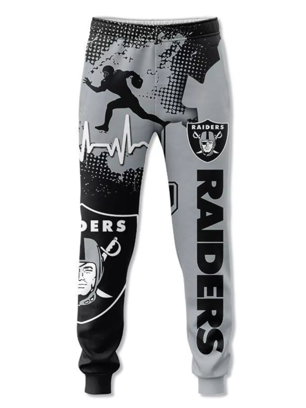 Dynamic Printed Men's Sweatpants With Pockets