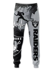 Dynamic Printed Men's Sweatpants With Pockets