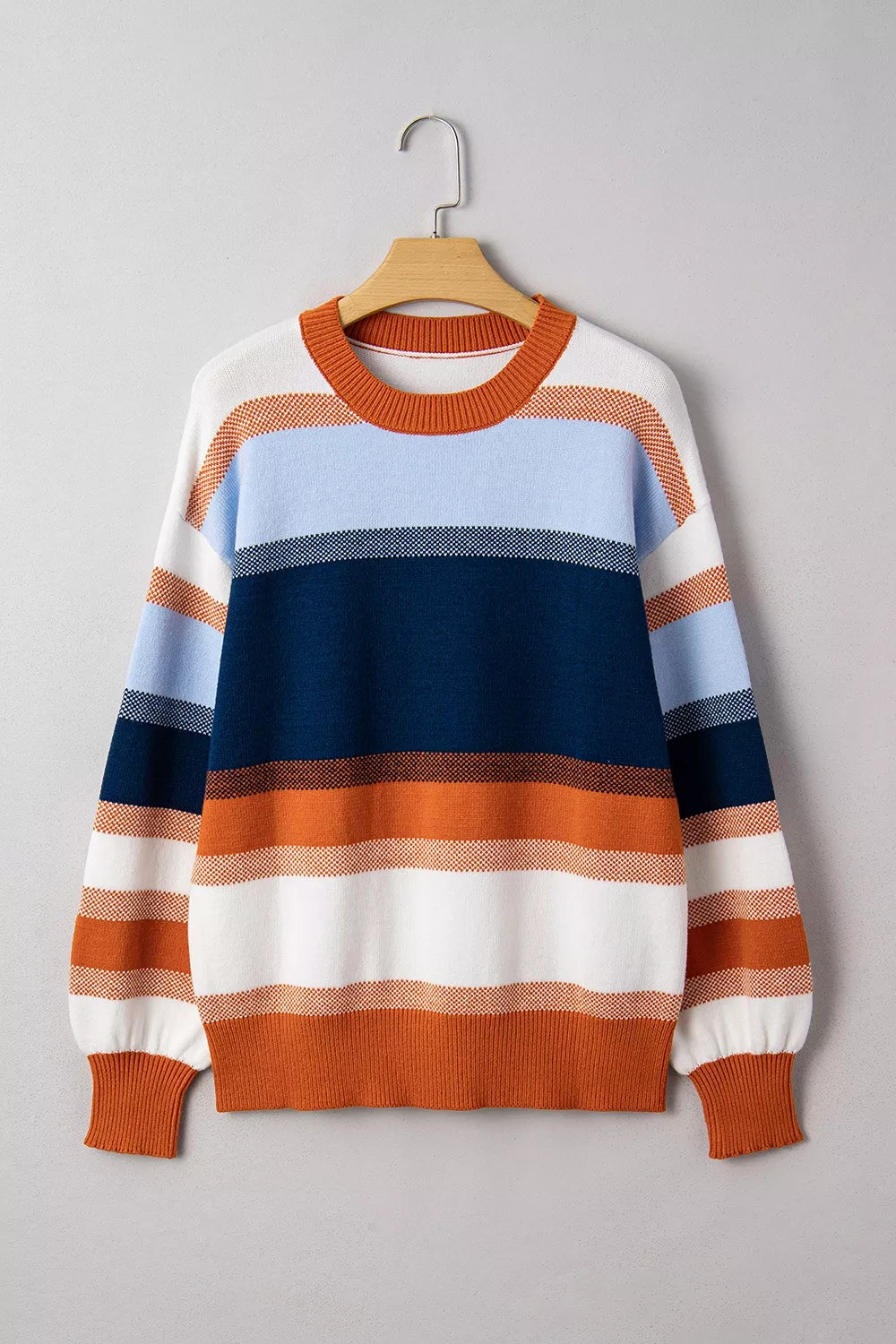 classic tunic in light blue with round neck