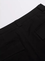 Men's Studded Cargo Capris in Chocolate, alternate angle