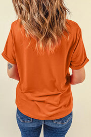 Farm Animal Appliqué Short Sleeve T-shirt