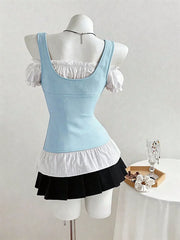 Cold Shoulder Ruched Top, product detail