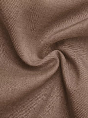 Brown skort fabric with a subtle texture and a twist-front detail.