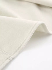 Elegant Stand Collar Open Front Outerwear in White, view 11