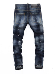 Men's Distressed Slim Fit Jeans, side view