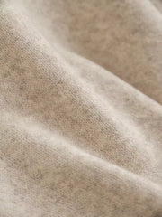 Charming Bow-knot V-neck Cardigan in Khaki with textured knit fabric detail.