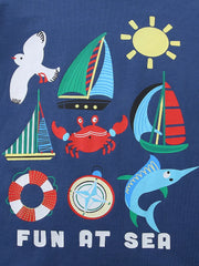 Fun At Sea Nautical Graphic Tee