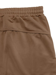Men's Full Size Casual Drawstring Joggers, model styling view