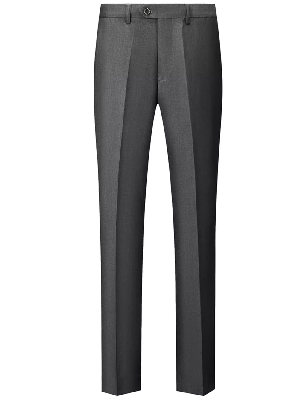 Men's Slim Fit Full Size Dress Pants in Navy Blue, back view