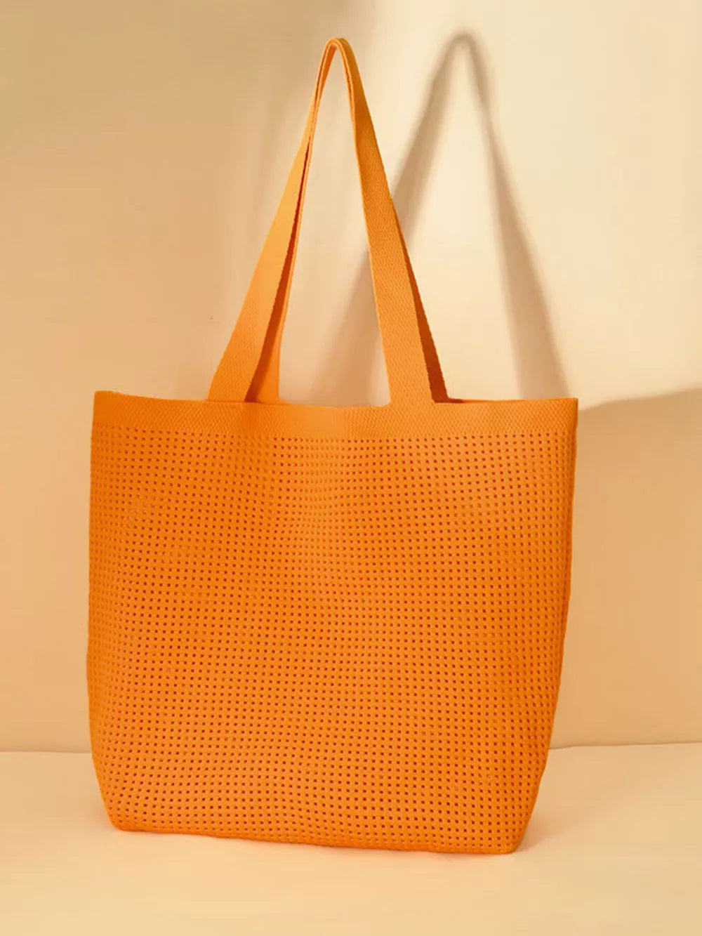 Lightweight Woven Shoulder Bag, model styling view
