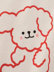 Charming Dog Graphic T-shirt For Kids