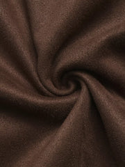 Button-down Oversized Jacket in Coffee Brown, view 12
