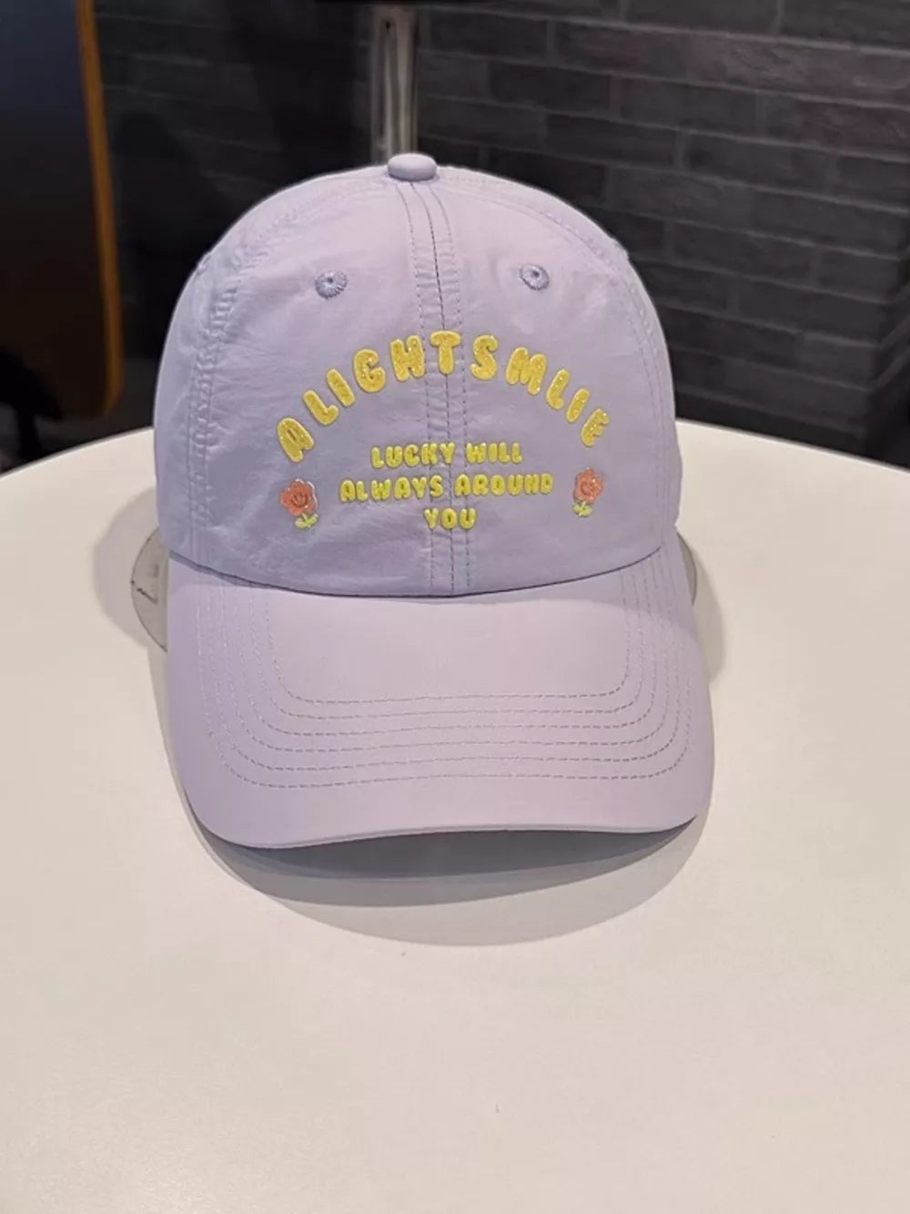 Optimistic Embroidered Cotton Hat
